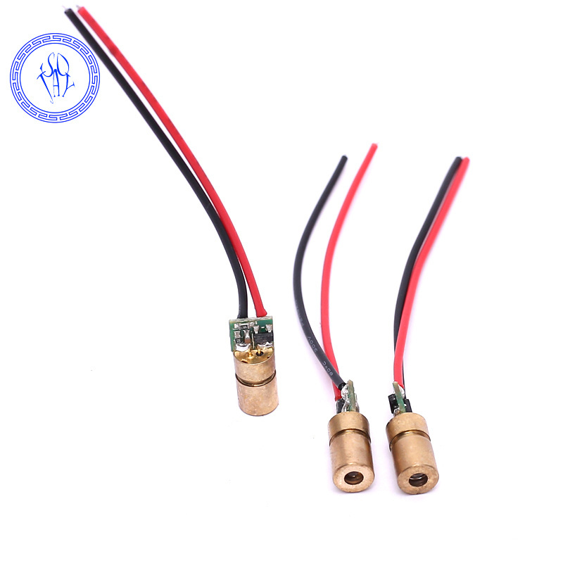 Adjusted 5V 650nm 6mm 5mw Red Point Laser Diode for Pointing