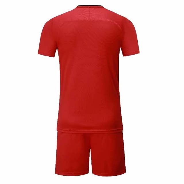 New design high quality red sport suit uniform men wholesale soccer uniform for football team