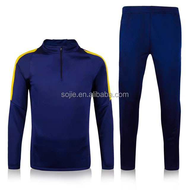 cheap tracksuit men winter training suit wholesale blank soccer jerseys