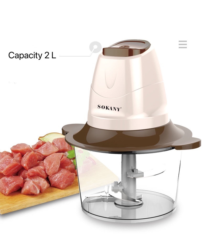 SOKANY Powerful Food Meat Chopper Multifunctional Electric Kitchener Meat Grinder Mincer