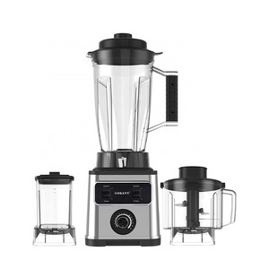 sokany 6600W Stainless Steel Portable Juicer Blender To-Go Cups and Spout Lids Pulse Technology Smoothie Blender