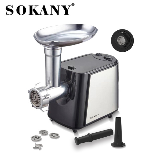 092 Sokany 2500W hot sales electric meat mixer grinder & stainless steel blade meat grinder mincer