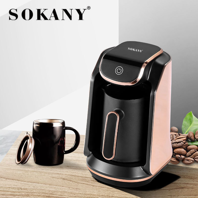 SOKANY 0135 500ML 600W Electric Arabic Coffee Maker Pot High Quality Electric Travel Turkish Coffee Makers