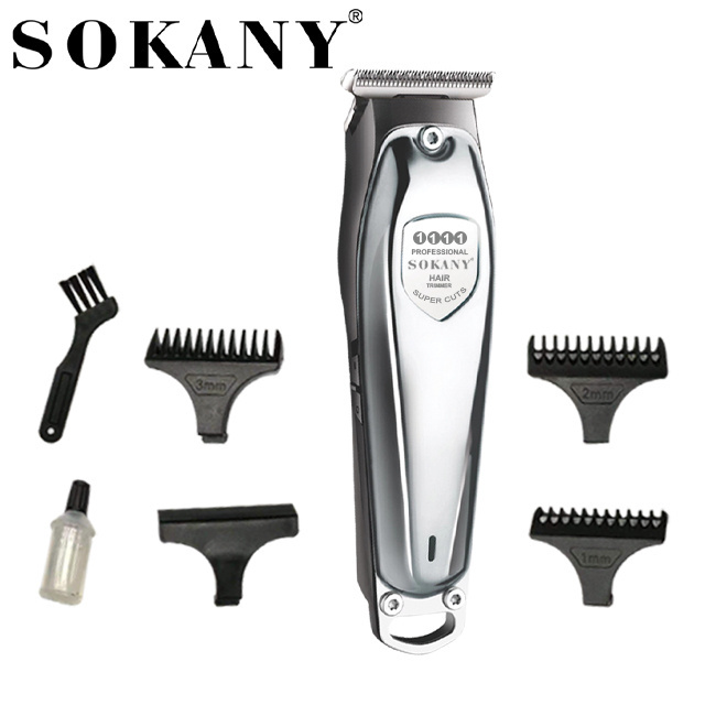 SOKANY New Design Men Body Full Metal Hair Trimmer Clipper, Professional Hair Clipper