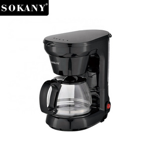 Sokany 110v Coffee Italian Machine High Quality Coffee maker Non-stick warm plate cup coffee maker CM-102