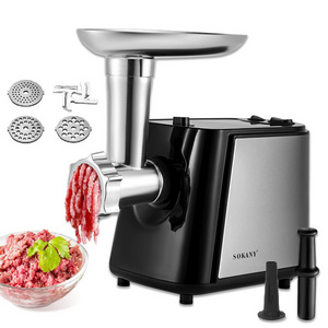 092 Sokany 2500W hot sales electric meat mixer grinder & stainless steel blade meat grinder mincer