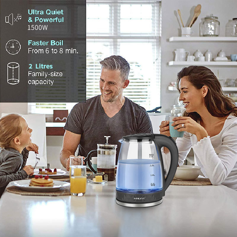 Sokany -1045 high quality electric kettle, the latest best-selling high-power water kettle