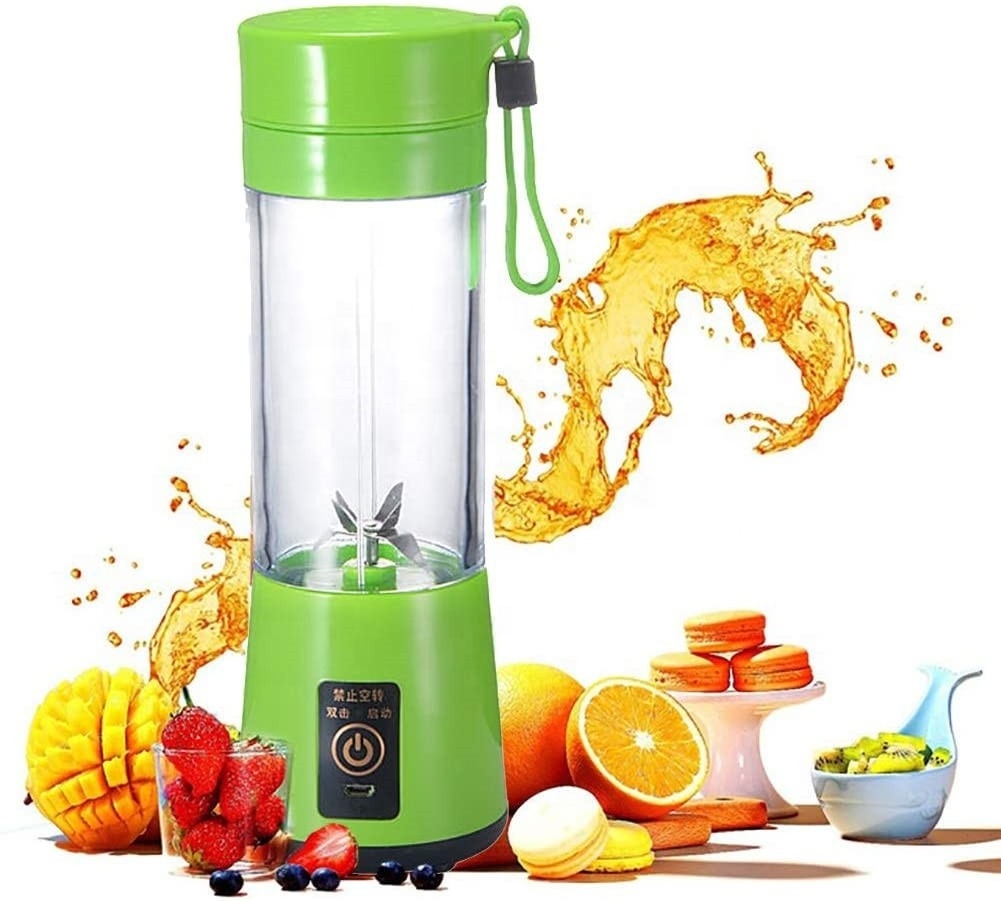 2023 portable Juicer Blender Freshly squeezed juice mixer Rechargeable portable Blender 6 blades mini juicer