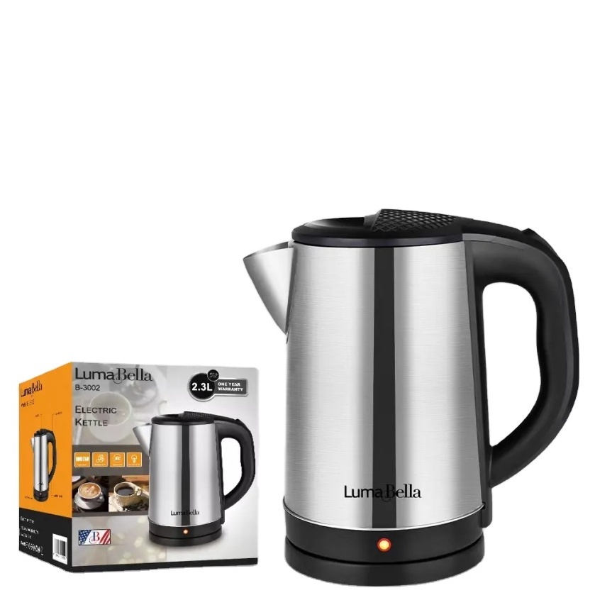 sokany B-3002  new brand 2.3  liter electric kettle Stainless Steel Electric Water Kettle  uses hotels and household appliances