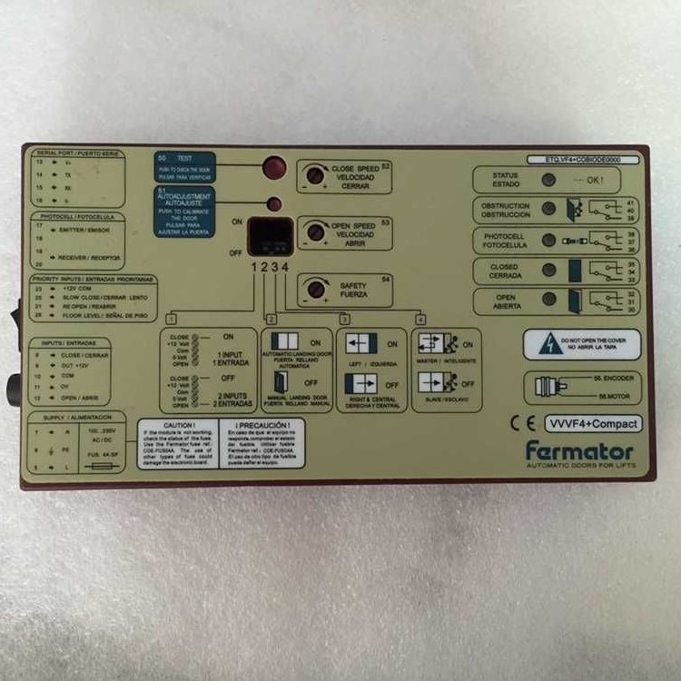 Original Elevator Fermator VVVF4 door inverter VF4+ elevator door controller