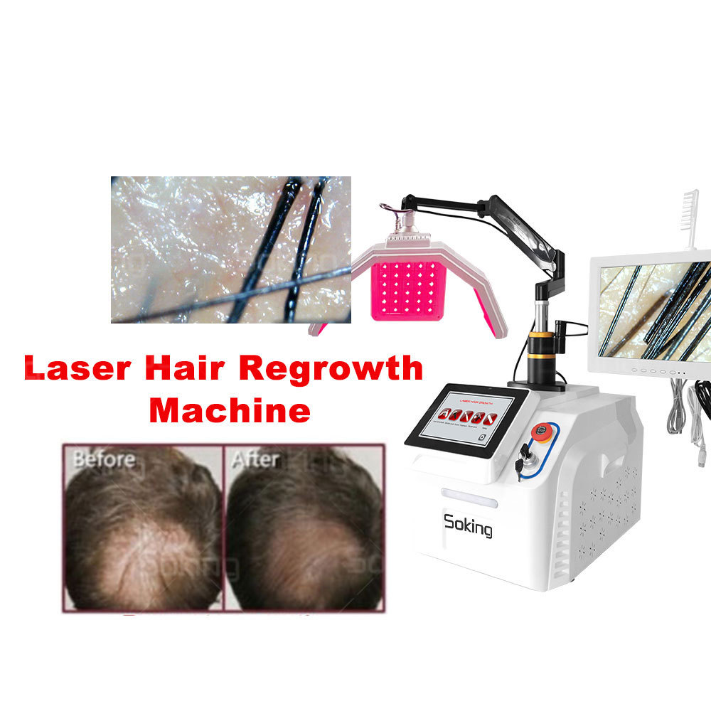 portable 650m hair growth treatment professional high frequency hair growth machine