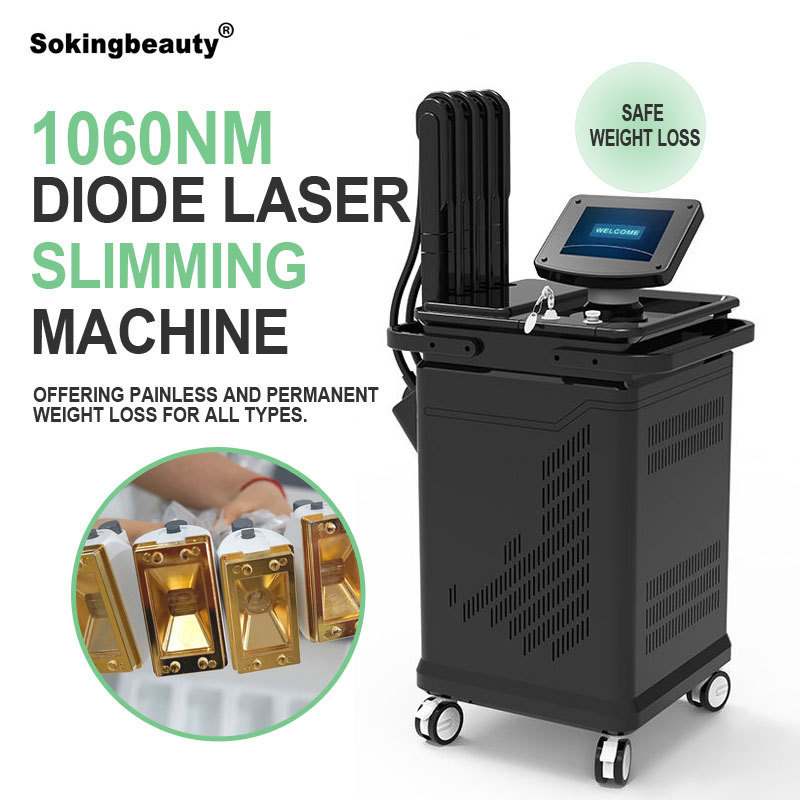 Very effective 1060 nm Laser Diode machine for Beauty SPA 2023 LipoLaser 1060nm Laser Diode Slimming Equipment