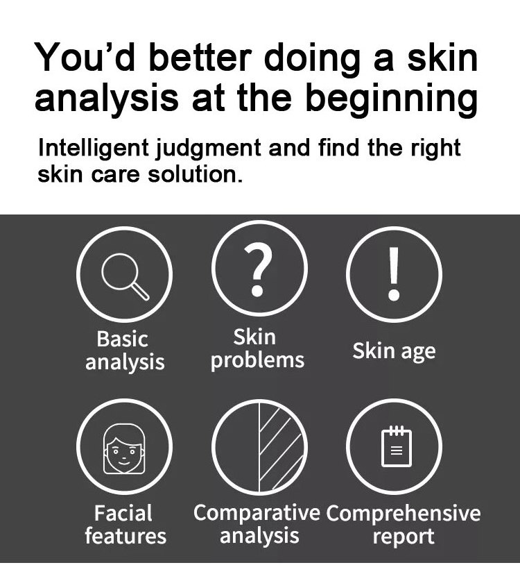 Facial skin analyzer 3D scanner/skin hair analyzer equipment