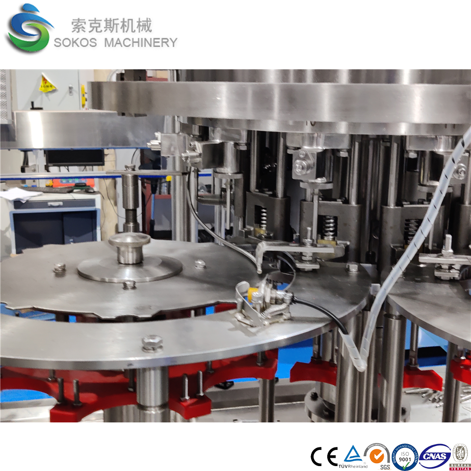 Automatic Water Machine Soda Bottling Plant Filling Machine For Beer Fill Aluminum Cans Price