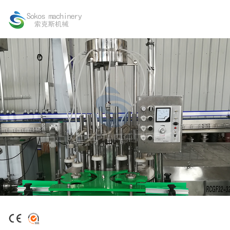 Sokos Automatic Carbonated Beverage Can Filling Production Line Energy Drink Filling Machine