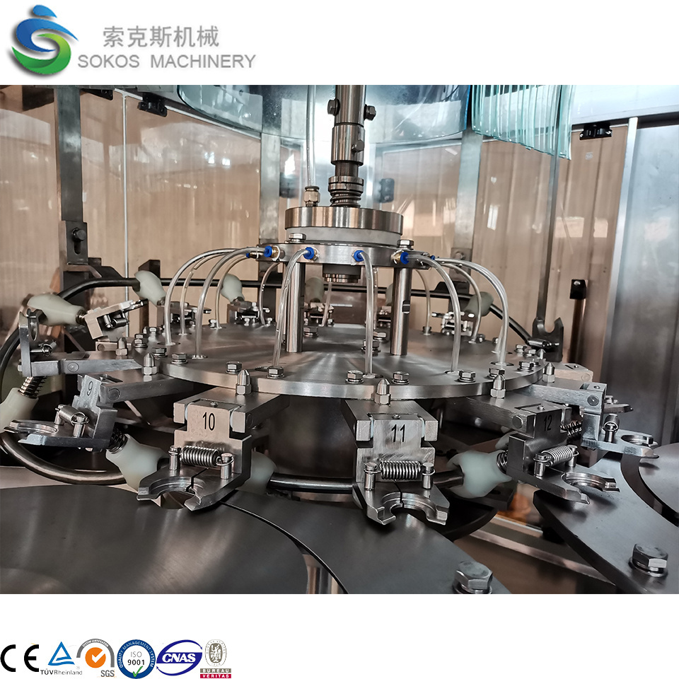 Automatic Co2 Carbonated Soft Beverage Drinks Soda Water Drinks Beverage Beer Filling Machine Production Line