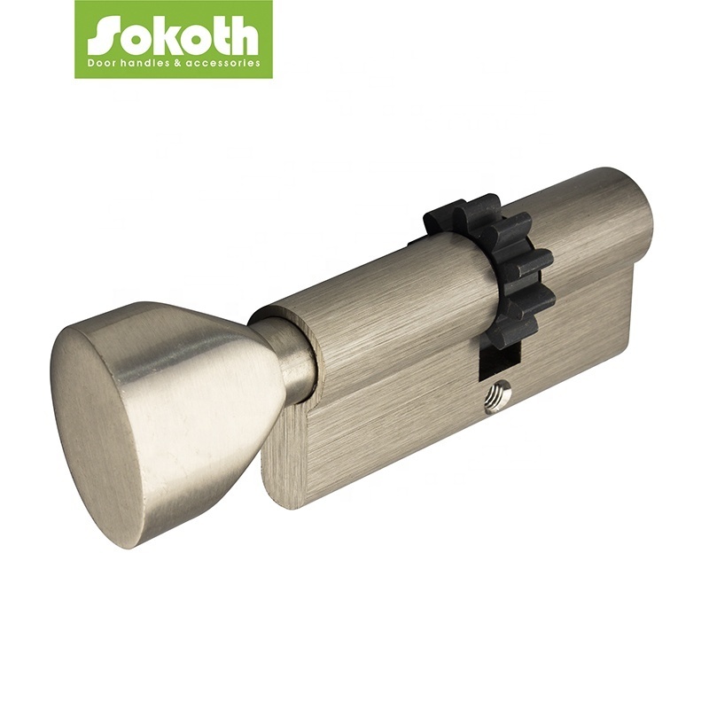 high quality security zinc alloy 70mm door cylinder with lock