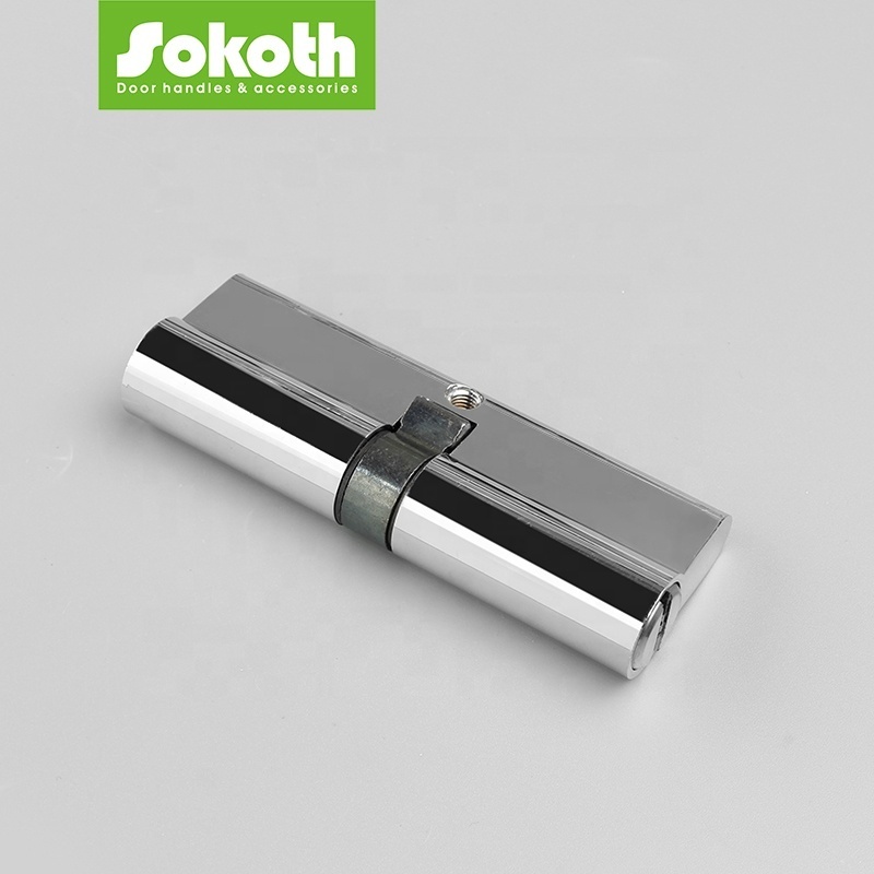 Cylinder lock cover with one side knob one side key lock cylinder for lock cylinder security