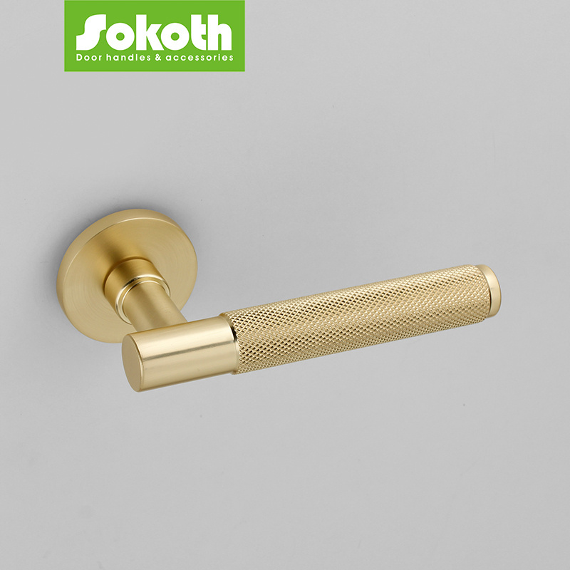 luxury gold competitive price door handle manufacturer