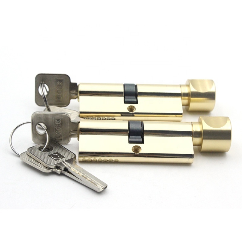 70mm Saudi Cheap aluminum zinc door cylinder lock,factory price euro profile cylinder,brass lock cylinder