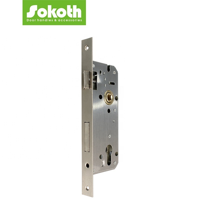 SOKOTH middle east Saudi Arabia cheap high quality factory price stainless steel iron plate 8545 Mortise door lock body