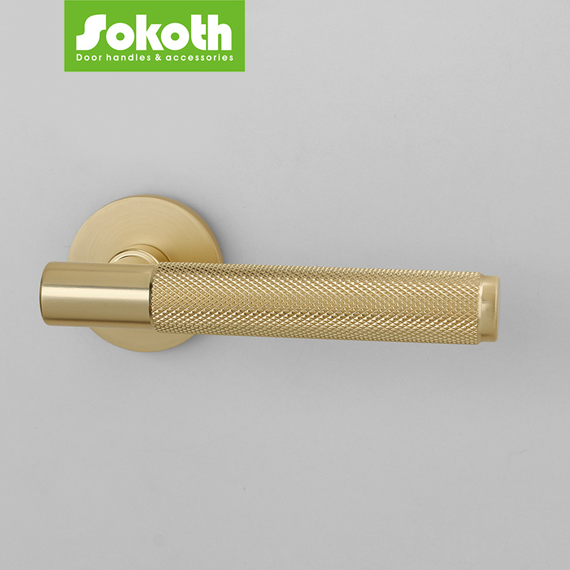 luxury gold competitive price door handle manufacturer