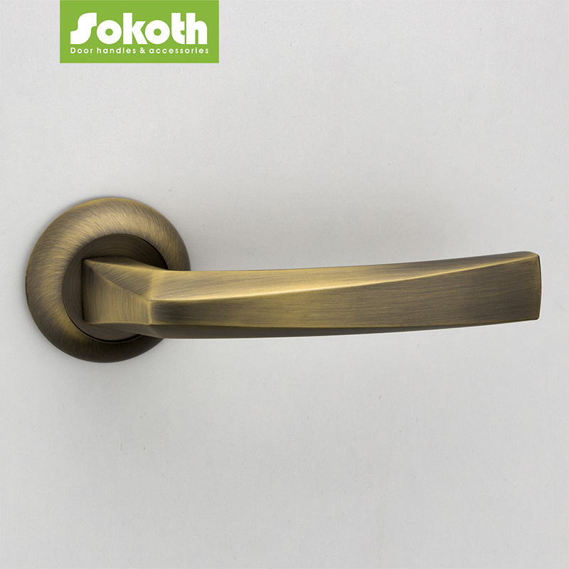 Zinc Pull Door Handles handle lock for wooden door bedroom door handle with lock