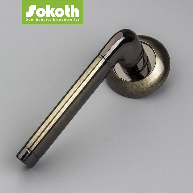 Sokoth Door Lock Popular Luxury Tubular Aluminum Lever Door Handle Security Classic Entrance Lever