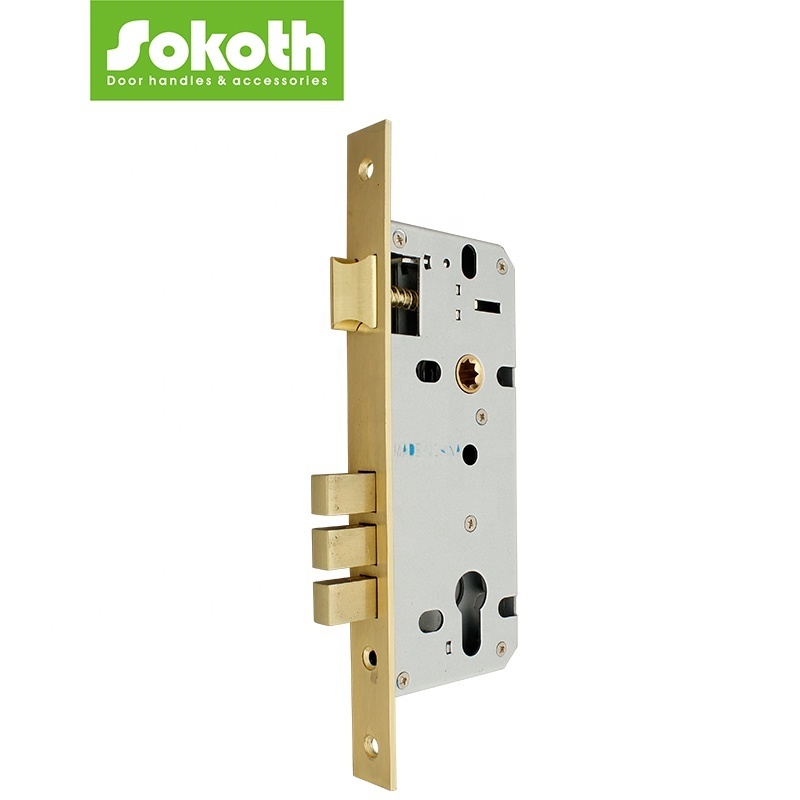 SOKOTH middle east Saudi Arabia cheap high quality factory price stainless steel iron plate 8545 Mortise door lock body