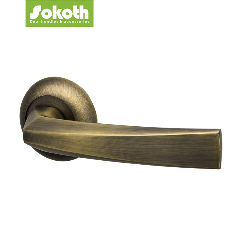 Zinc Pull Door Handles handle lock for wooden door bedroom door handle with lock