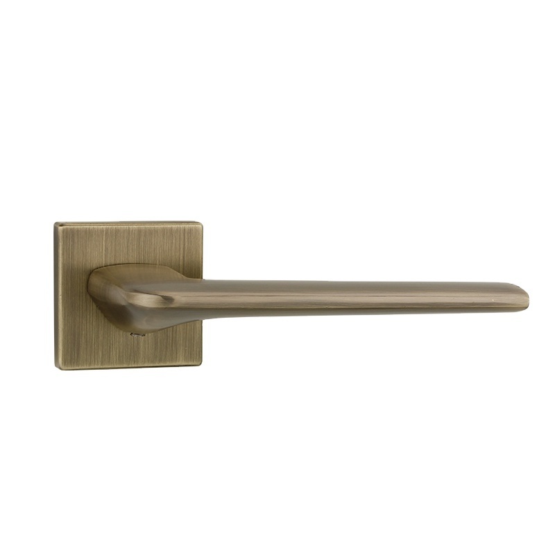 Sokoth  Matte antique bronze Door Handle Lock Set Aluminum door handle