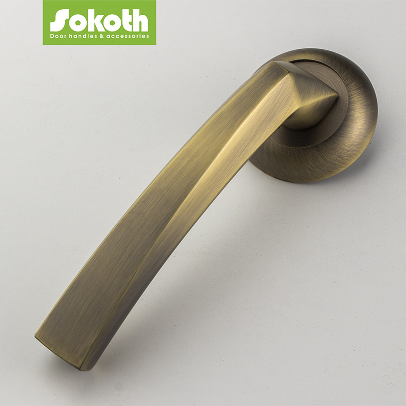 Zinc Pull Door Handles handle lock for wooden door bedroom door handle with lock