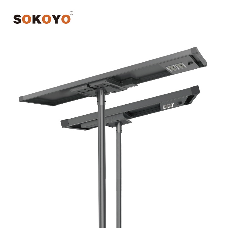 SOKOYO IP66 Outdoor All In One Solar Street Lamp 60W 80W 120W Integrated Led Solar Street Light