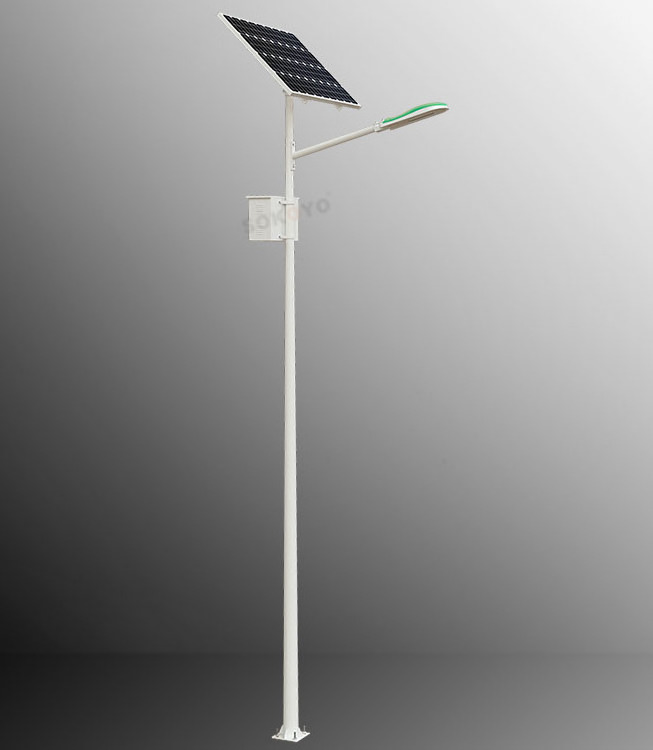 SOKOYO High Efficiency 8000 Lumen Outdoor Lampadaire Solaire 20 30 40 50 60 Watt LED Solar Street Light