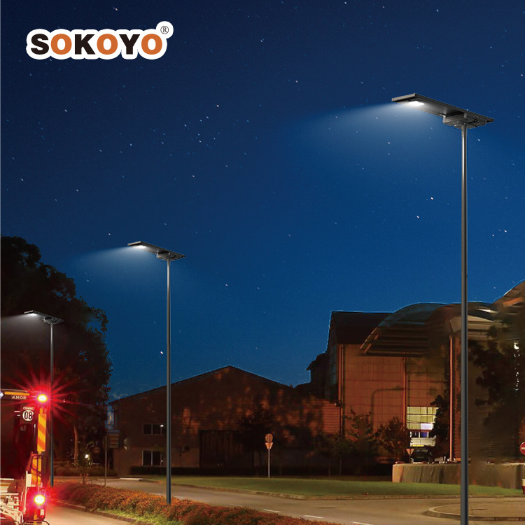 SOKOYO Expressway Road Garden Lamp 60w 80w 120w LED Solar Energy Street Lights Outdoor Waterproof