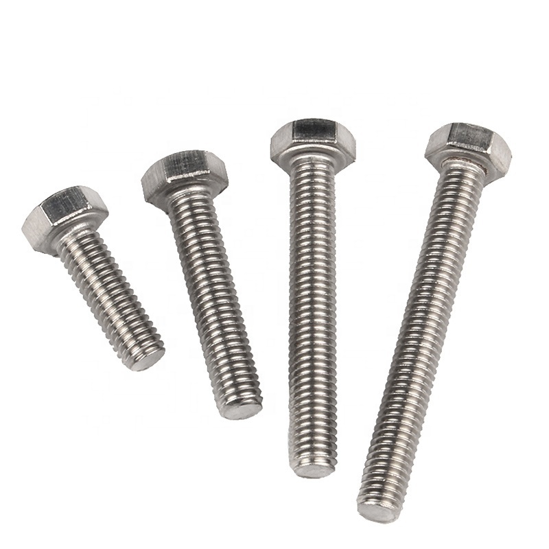 Manufacturing Wholesale Price Grade 8.8 Stainless Steel Hex Bolt and Nut Din931 Din933 Metric m9 m12 Hex Bolt 88