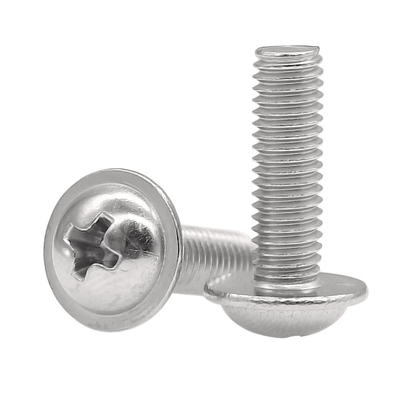 Pan head screw with collar machine screw din 967