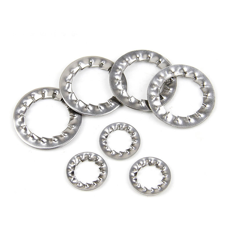 DIN 6797 and DIN 6798 Stainless Steel Star Serrated Lock Washers - Various Sizes Available