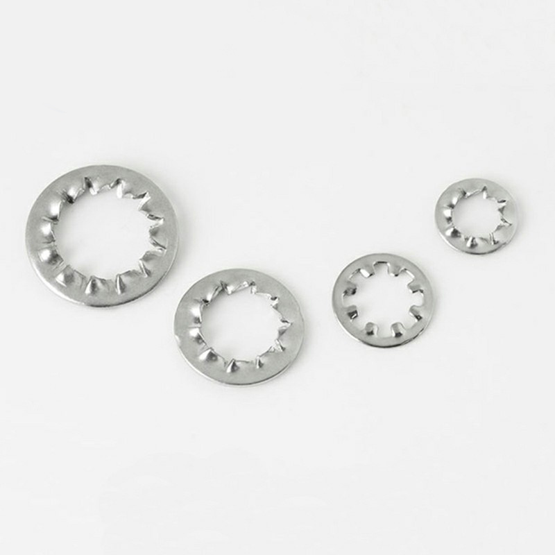 DIN 6797 and DIN 6798 Stainless Steel Star Serrated Lock Washers - Various Sizes Available