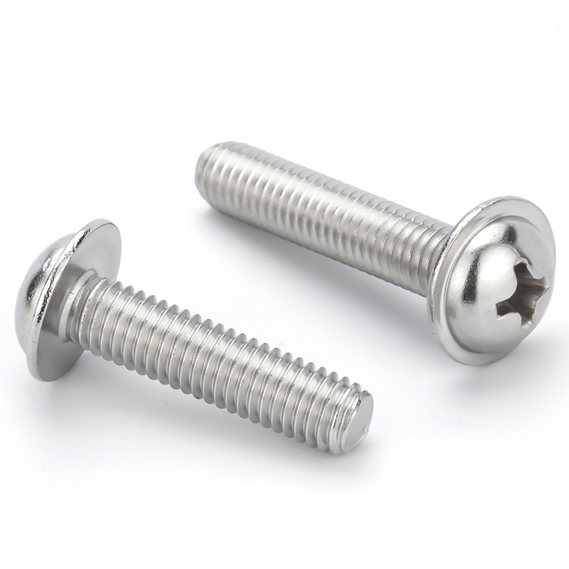 Pan head screw with collar machine screw din 967