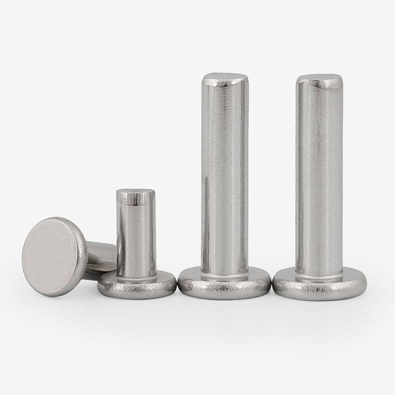 304 Stainless Steel Din 7338 Type A Flat Head Solid Rivets - High-Quality Fastening Solutions