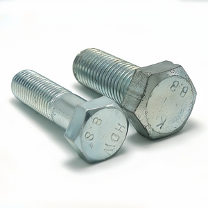 Custom DIN 931 DIN 933 Factory price stainless steel 304 316 316L hex bolts Hex Bolt for steel structural