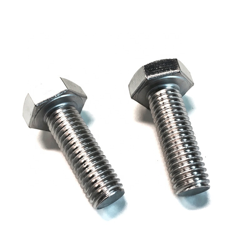 Manufacturing Wholesale Price Grade 8.8 Stainless Steel Hex Bolt and Nut Din931 Din933 Metric m9 m12 Hex Bolt 88