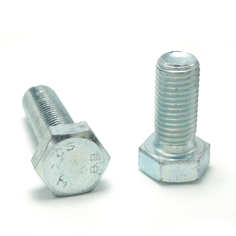 Custom DIN 931 DIN 933 Factory price stainless steel 304 316 316L hex bolts Hex Bolt for steel structural