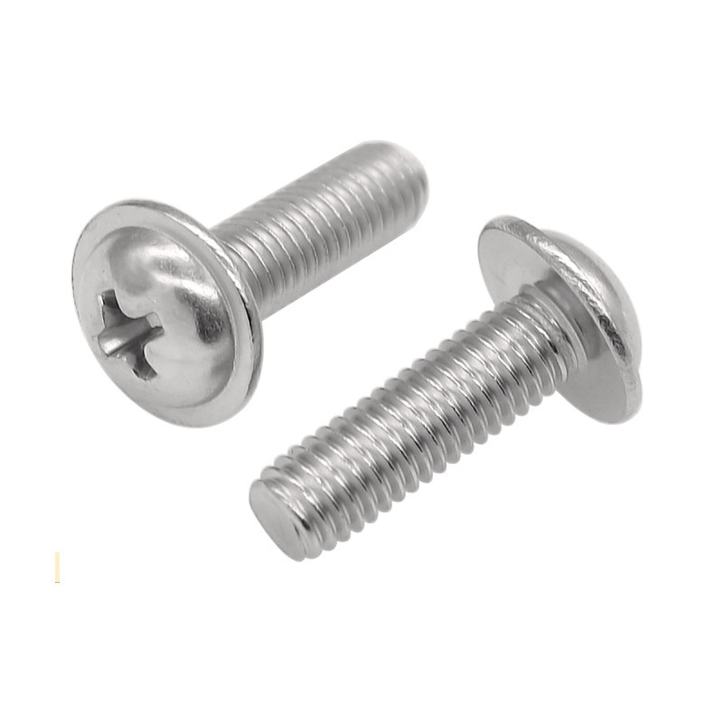 Pan head screw with collar machine screw din 967