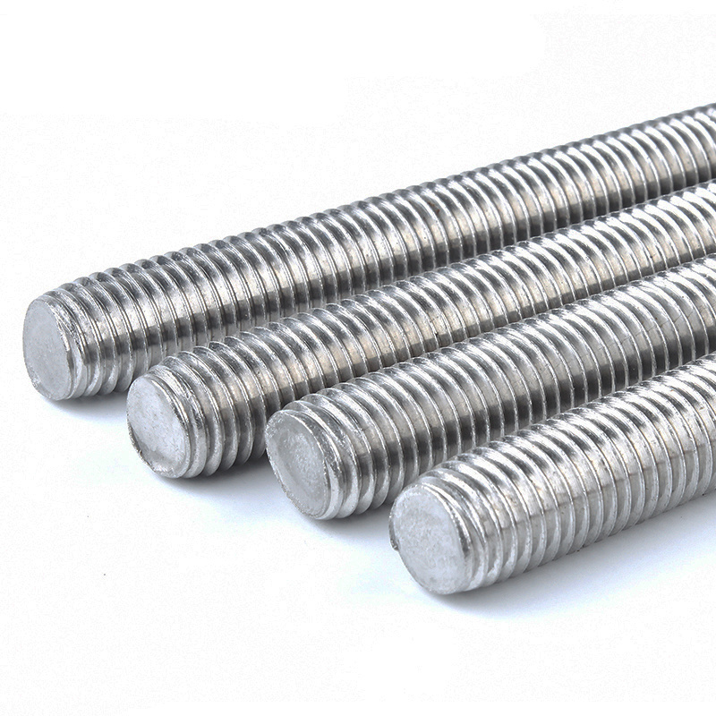 High Precision Stainless Steel Acme m5 Threaded Rod Bar Bolt Din975  Din976 Galvanized thread rod