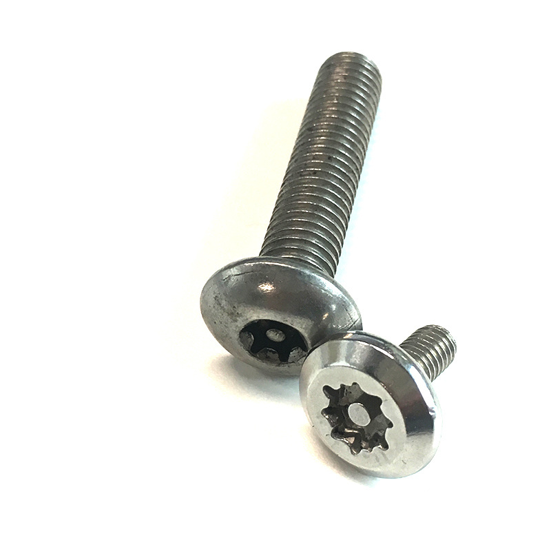 Screw Fasteners Stainless Steel Torx Pan Head Bolts iso7380 Torx Security Bolt