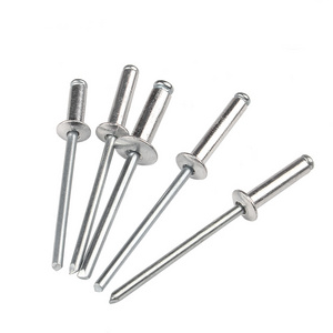 Aluminum and Steel Open End Blind Rivets - Dome Head Pop Rivets for Various Applications