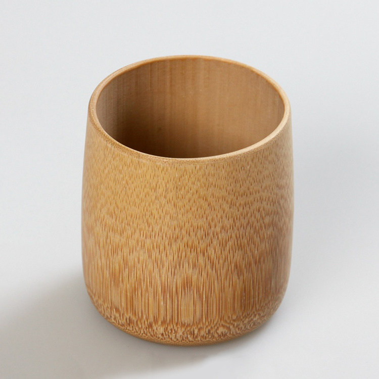 Free Sample Tableware Eco-friendly Handmade Mug Reusable Drinking 100% Natural Bamboo Cups ecofriendly