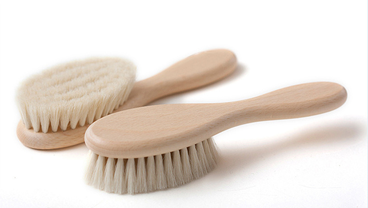 Baby Hair Brush Baby Gift Set Wood Brush Baby Set Hair Detangler Brush